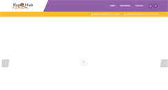 Desktop Screenshot of expohair.com.br