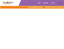 Tablet Screenshot of expohair.com.br